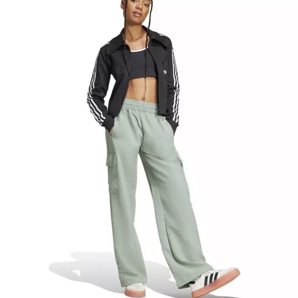 Adidas Light Green Cargo Pants NWT - Picture 2 of 10